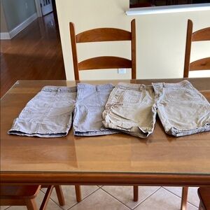Two  Pairs Bermuda Shorts. Great deal!!! Neutral Colors that are easy to style